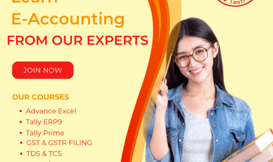 E-Accounting Course Institute in Dwarka